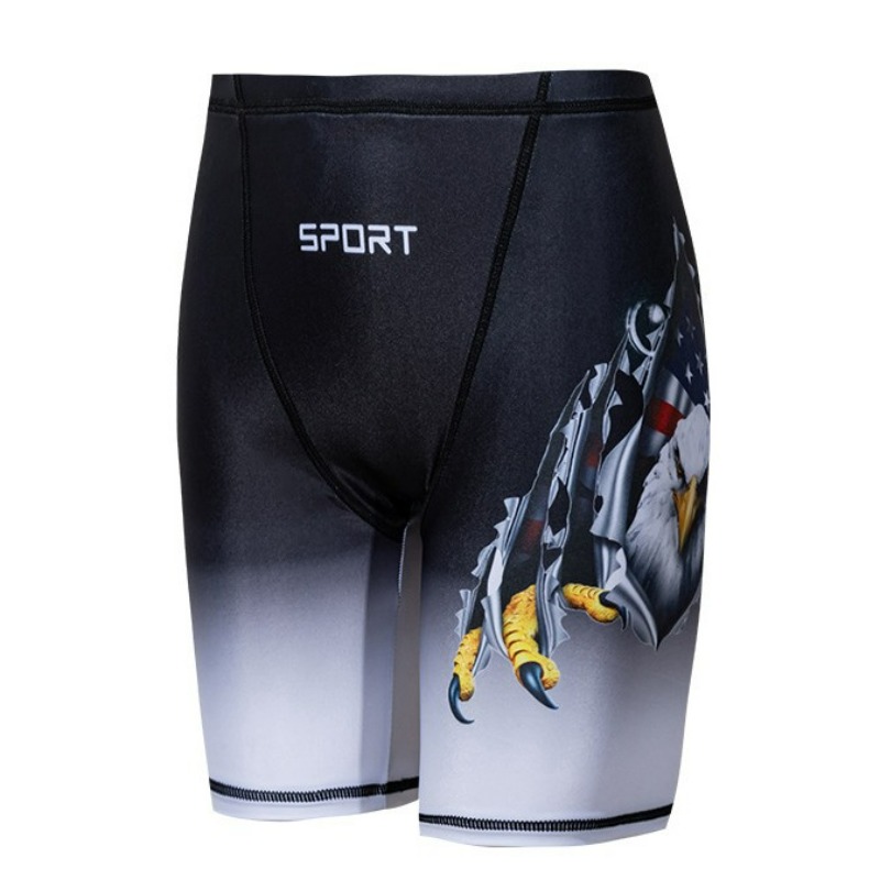 Swim Trunk Shorts - Badeshorts für Jungen, Cartoon-Motiv, hohe Elastizität,