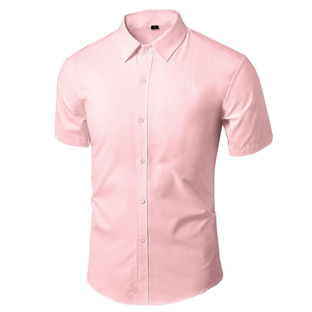 Dress Shirt Non-Iron - Herren Slim-Fit-Hemd, langärmelig, lässig, für Business,