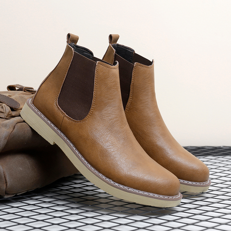 Chelsea Boots Men - Männer Plus Größe Neue High Top