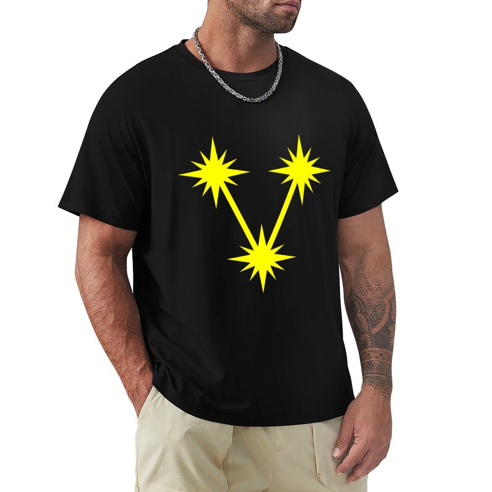 Men'S Fashion Nova - Nova Cluster T-Shirt Modisches Einfaches Casual