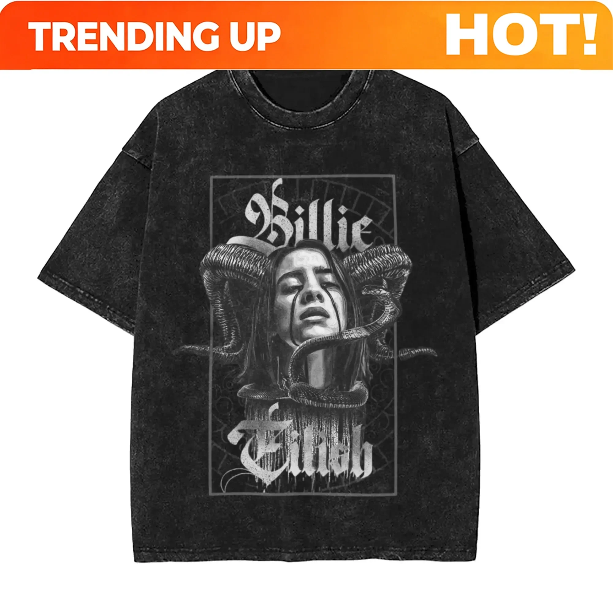 Poster Men Fashion - Maßgeschneidertes Shirt Billie Eilish Lustiges Poster