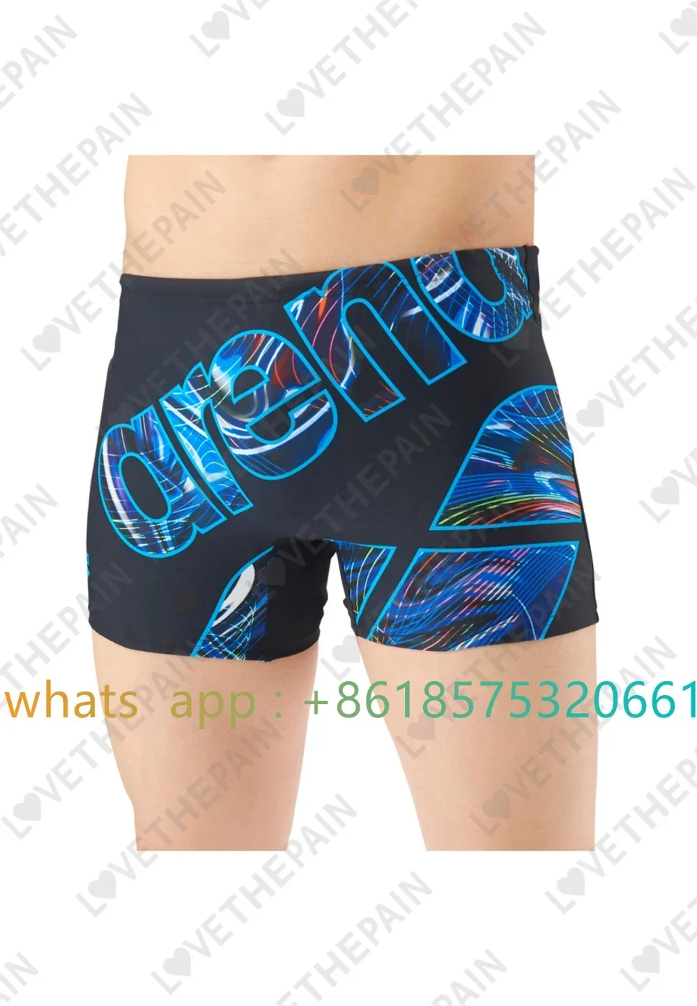 Swim Trunk Shorts - Herren Jammer Trainings-Badehose Shorts Strand-Tights Schnelltrocknende