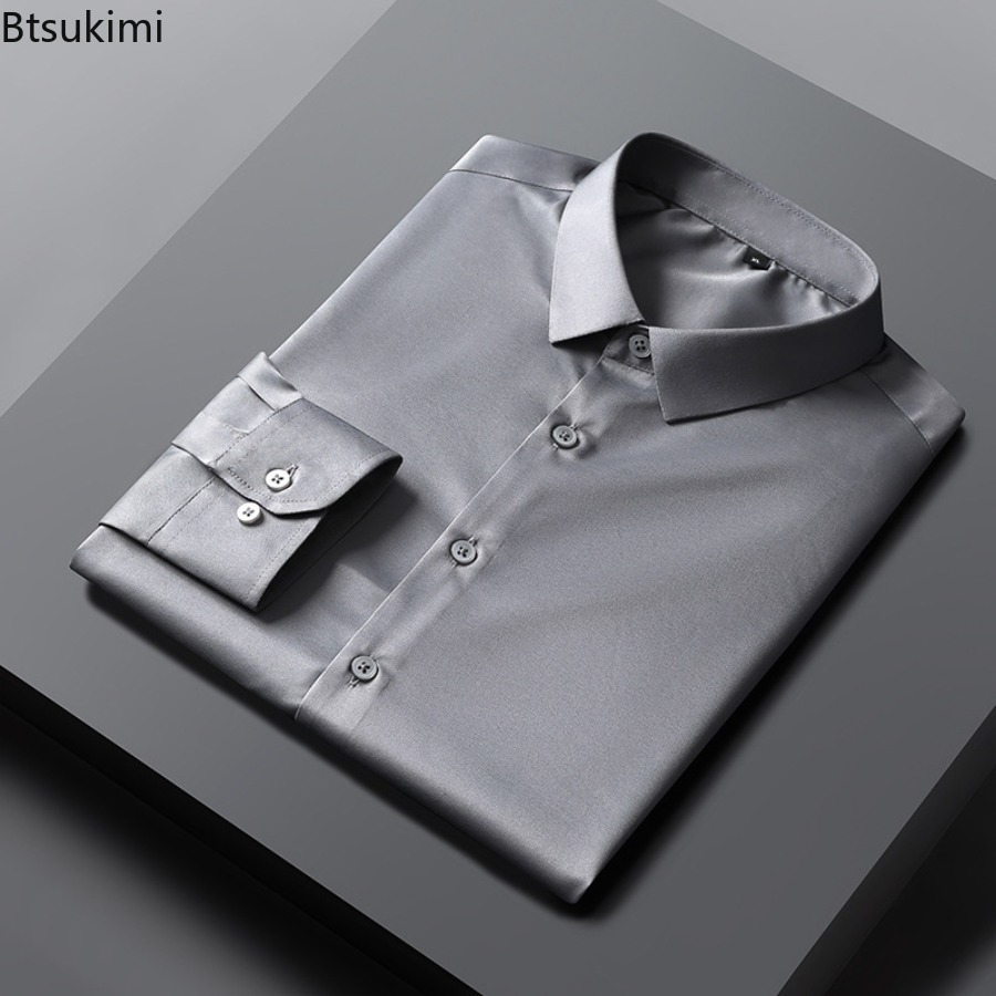 Dress Shirt Non-Iron - 2026 Neue Bügelfrei Knitterfreie Hemden für