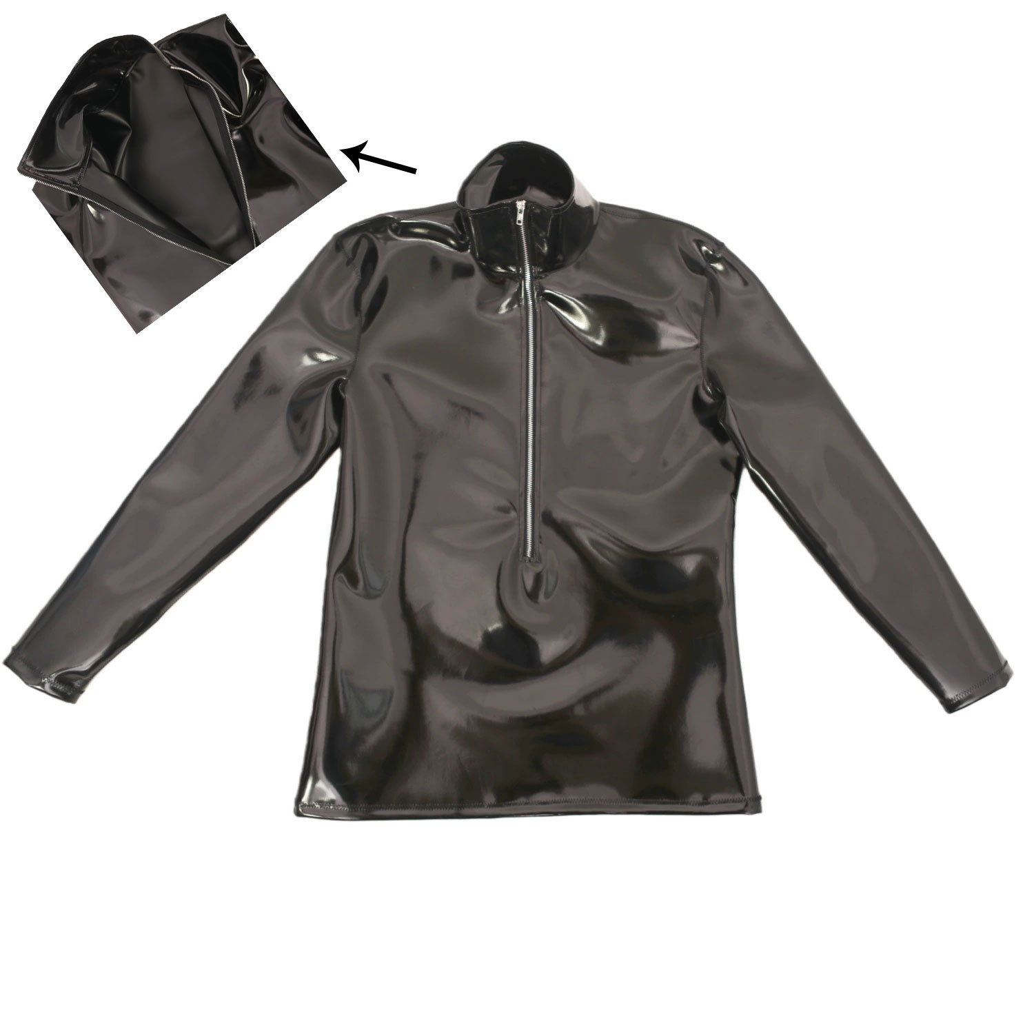 Neue Mode Tuch Latex männer T- – Men'S Fashion T Shirts Bewertung und Preis