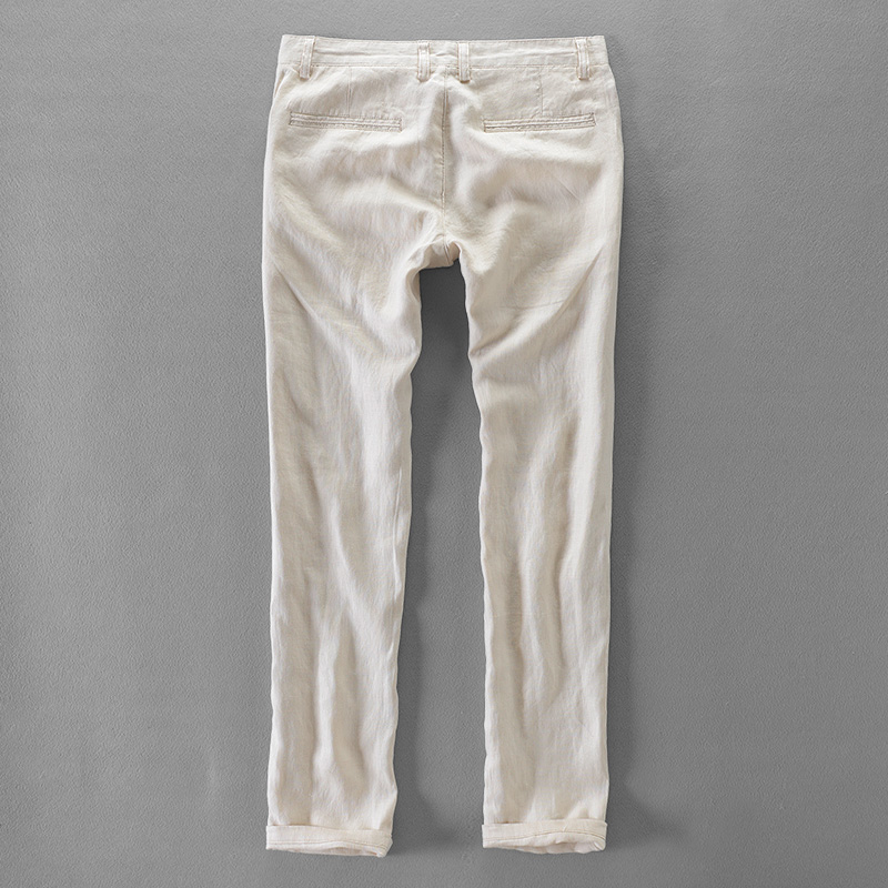 Neue Designer Reinem Leinen Mo – Men'S Fashion Linen Pants Bewertung und Preis