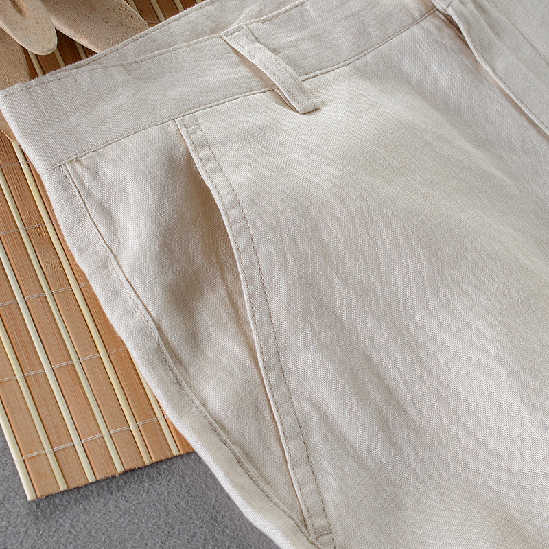 Neue Designer Reinem Leinen Mo – Men'S Fashion Linen Pants Bewertung und Preis