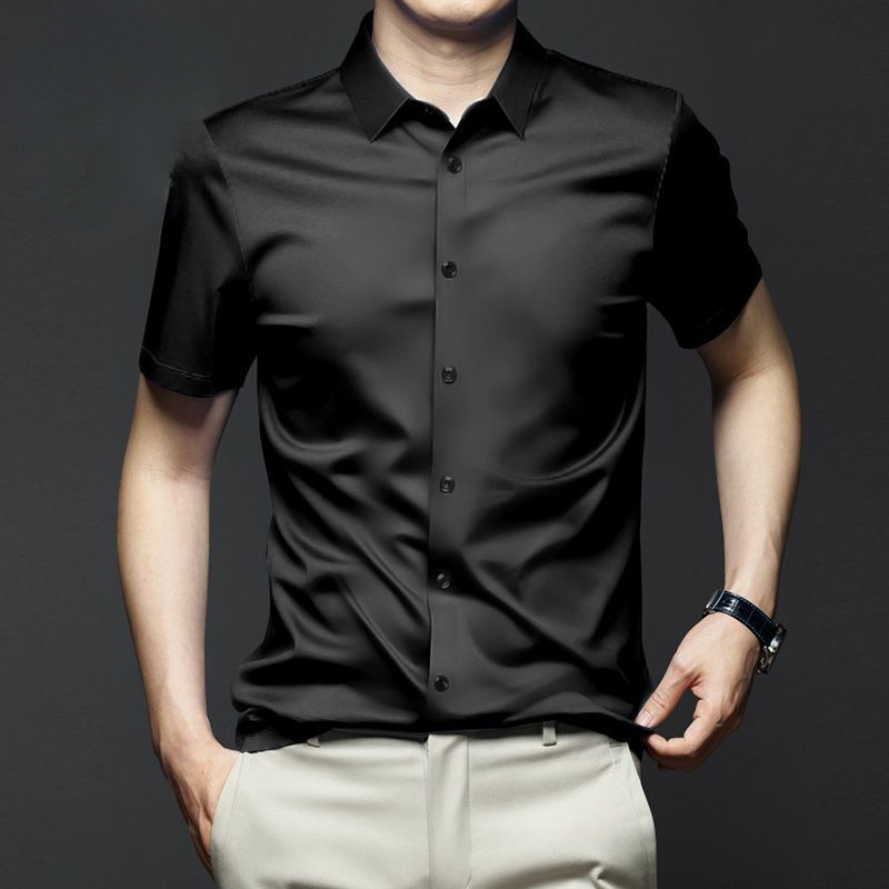 5XL Herren-Hemd, kurzärmelig,  – Dress Shirt Non-Iron Bewertung und Preis