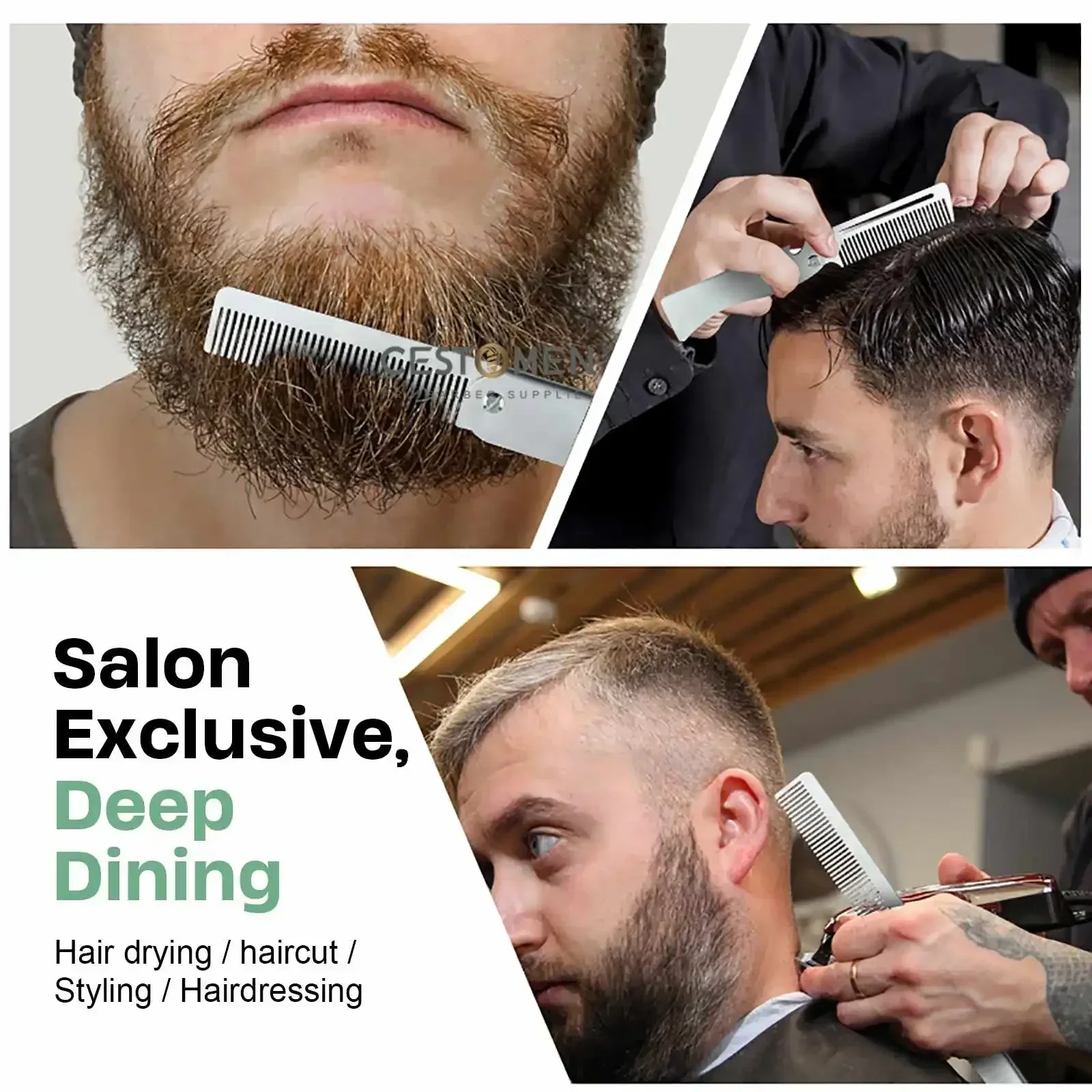 Neue Art 1/2PCS Tragbare Stahl – Men'S Fashion Haircuts Bewertung und Preis