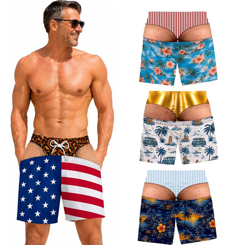 Neuartige Herren-Badehose mit  – Swim Trunk Shorts Bewertung und Preis