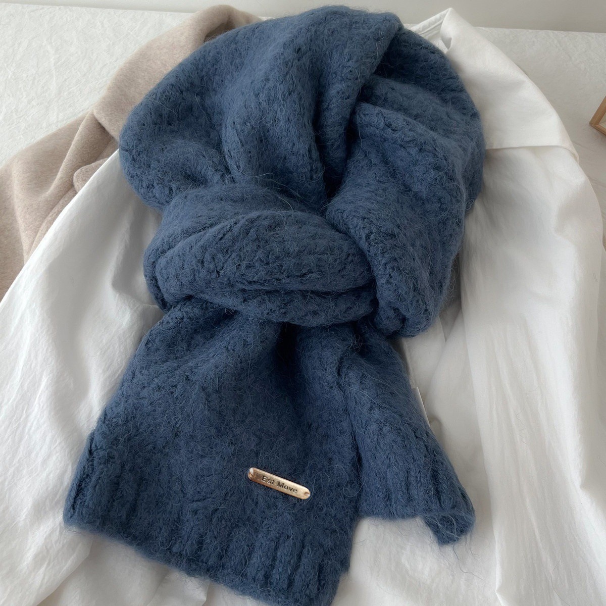 Hochwertiger Wollschal für Dam – Men Scarf Wool Bewertung und Preis