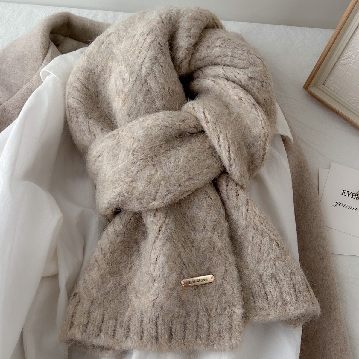 Hochwertiger Wollschal für Dam – Men Scarf Wool Bewertung und Preis