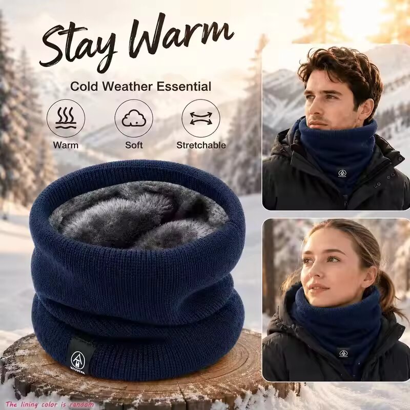 Winter Warmer Gestrickter Hals – Men Scarf Wool Bewertung und Preis