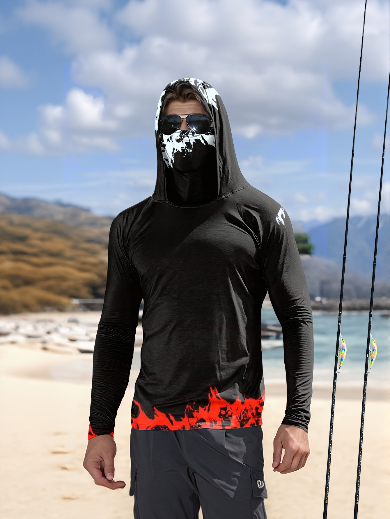 Herren Angelhemd mit Kapuze, l – Men'S Fashion T Shirts Bewertung und Preis