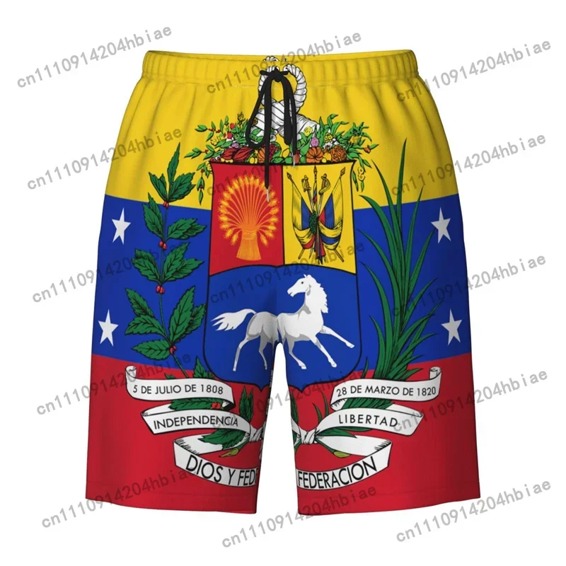 3D-gedruckte Venezuela-Flagge  – Swim Trunk Shorts Bewertung und Preis