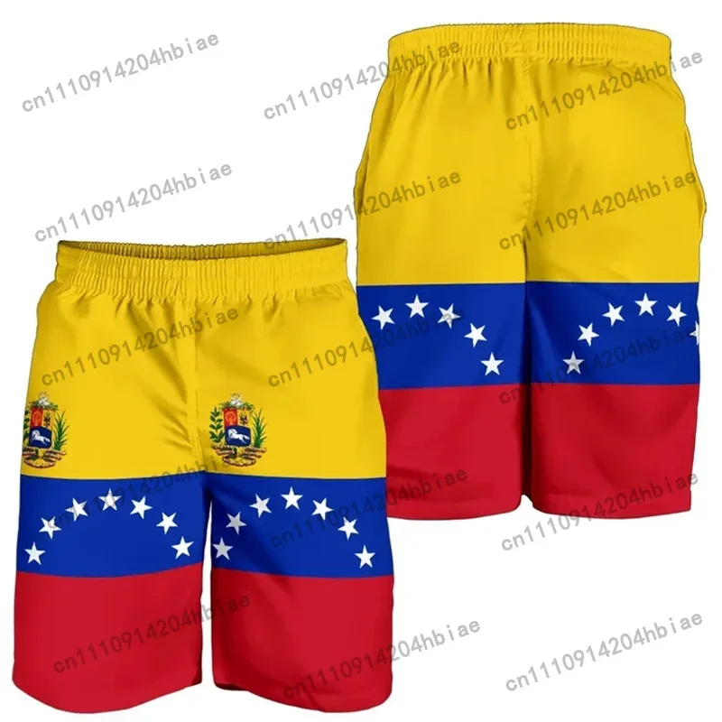 3D-gedruckte Venezuela-Flagge  – Swim Trunk Shorts Bewertung und Preis