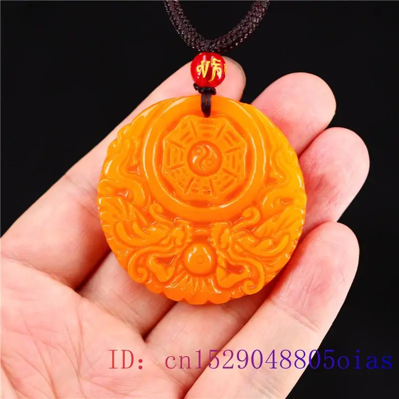 Gelb Jade Drachen Anhänger Ges – Men'S Fashion Necklaces Bewertung und Preis