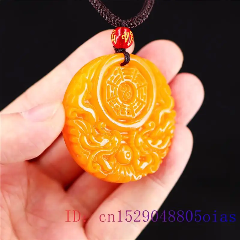 Gelb Jade Drachen Anhänger Ges – Men'S Fashion Necklaces Bewertung und Preis