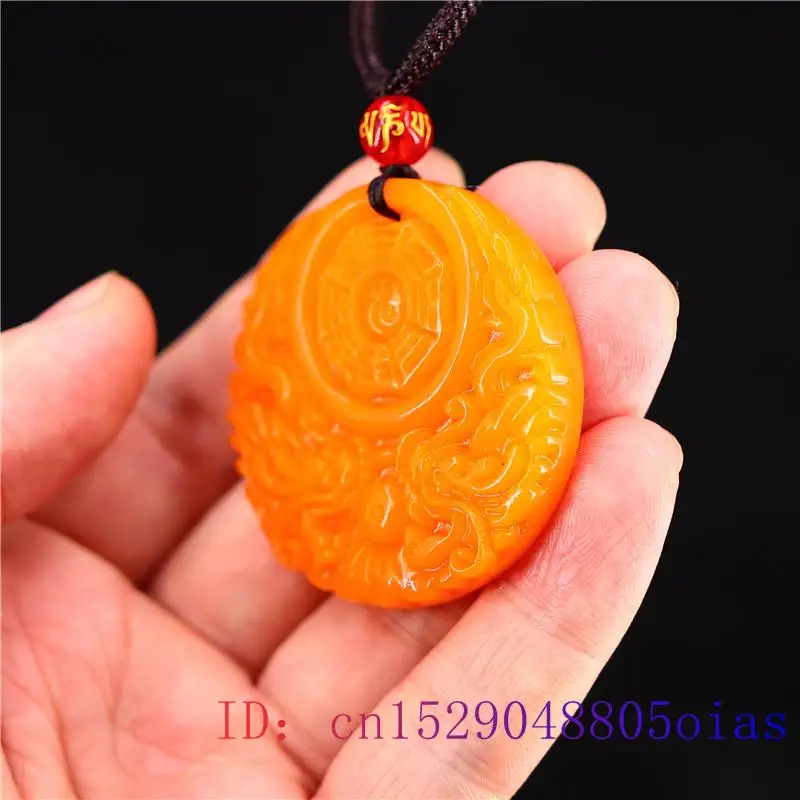 Gelb Jade Drachen Anhänger Ges – Men'S Fashion Necklaces Bewertung und Preis