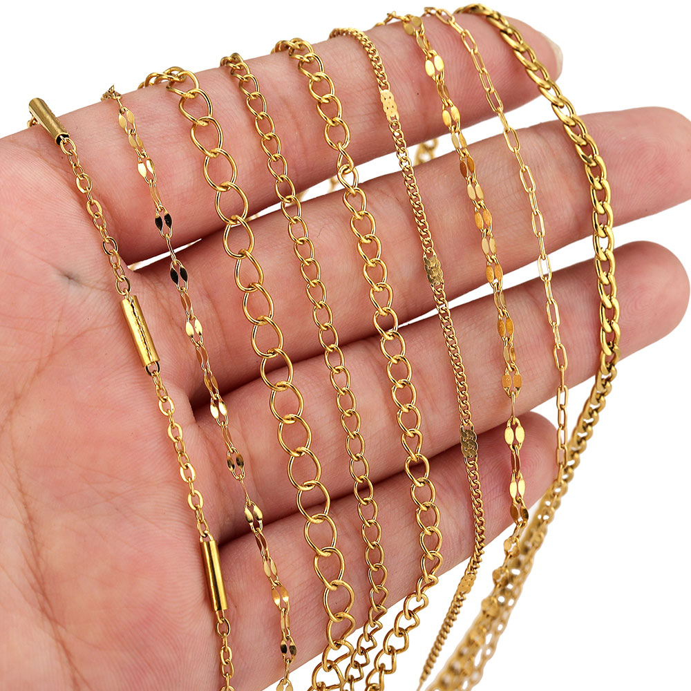 2 Meter Edelstahl-Lippenketten – Men'S Fashion Necklaces Bewertung und Preis