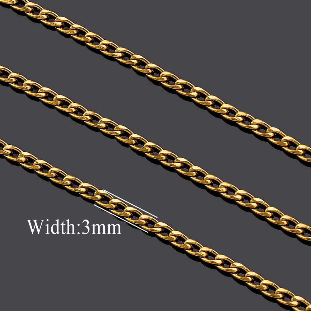 2 Meter Edelstahl-Lippenketten – Men'S Fashion Necklaces Bewertung und Preis