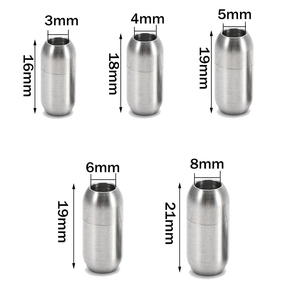 2 Stück Edelstahl-Magnetversch – Men'S Fashion Necklaces Bewertung und Preis