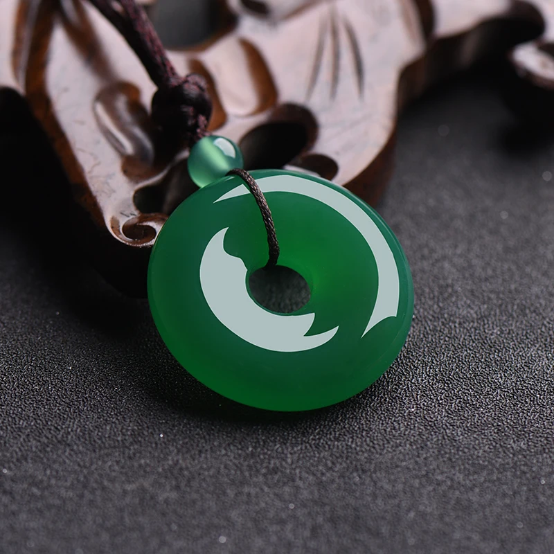 Natürliche mehrfarbige Jade-Do – Men'S Fashion Necklaces Bewertung und Preis