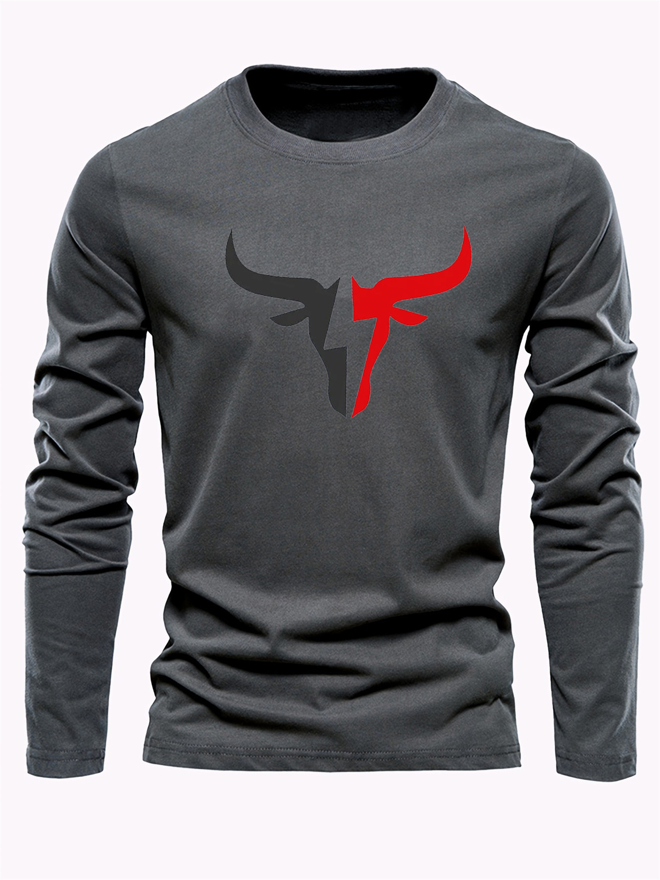 Einfarbiges Herren-Langarm-T-S – Men'S Fashion Usa Bewertung und Preis