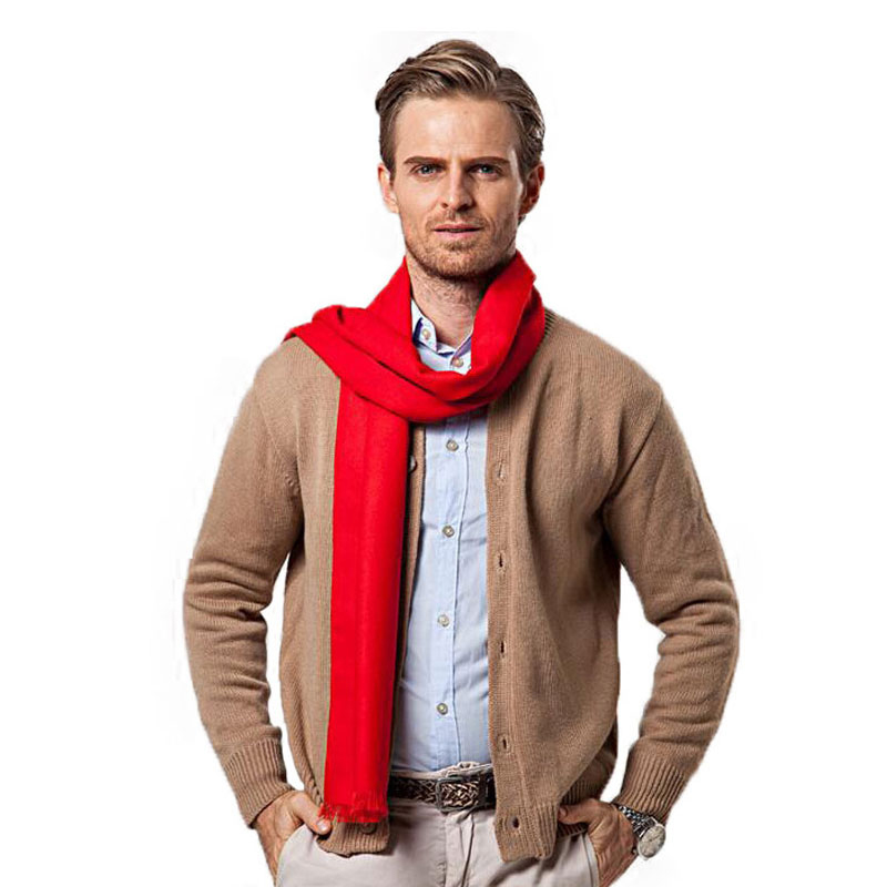 Mode Winter einfarbig Männer r – Men Scarf Wool Bewertung und Preis