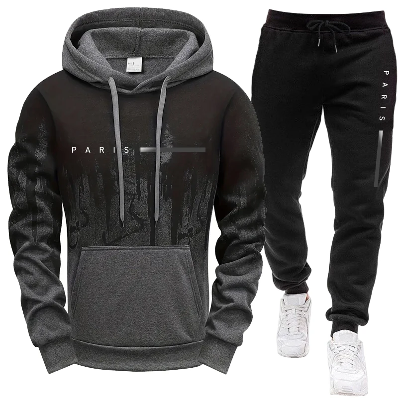Herren-Set/Hoodie/Hose Paris N – Men'S Fashion Usa Bewertung und Preis