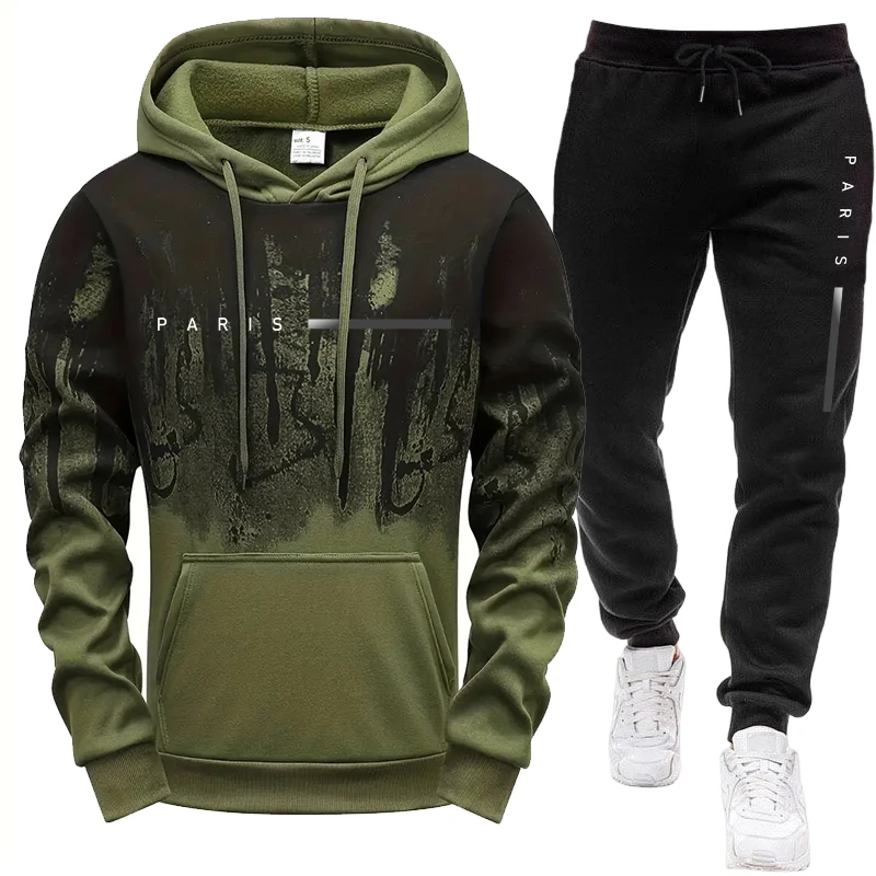 Herren-Set/Hoodie/Hose Paris N – Men'S Fashion Usa Bewertung und Preis