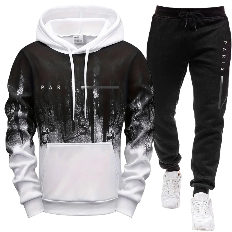 Herren-Set/Hoodie/Hose Paris N – Men'S Fashion Usa Bewertung und Preis