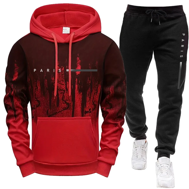 Herren-Set/Hoodie/Hose Paris N – Men'S Fashion Usa Bewertung und Preis