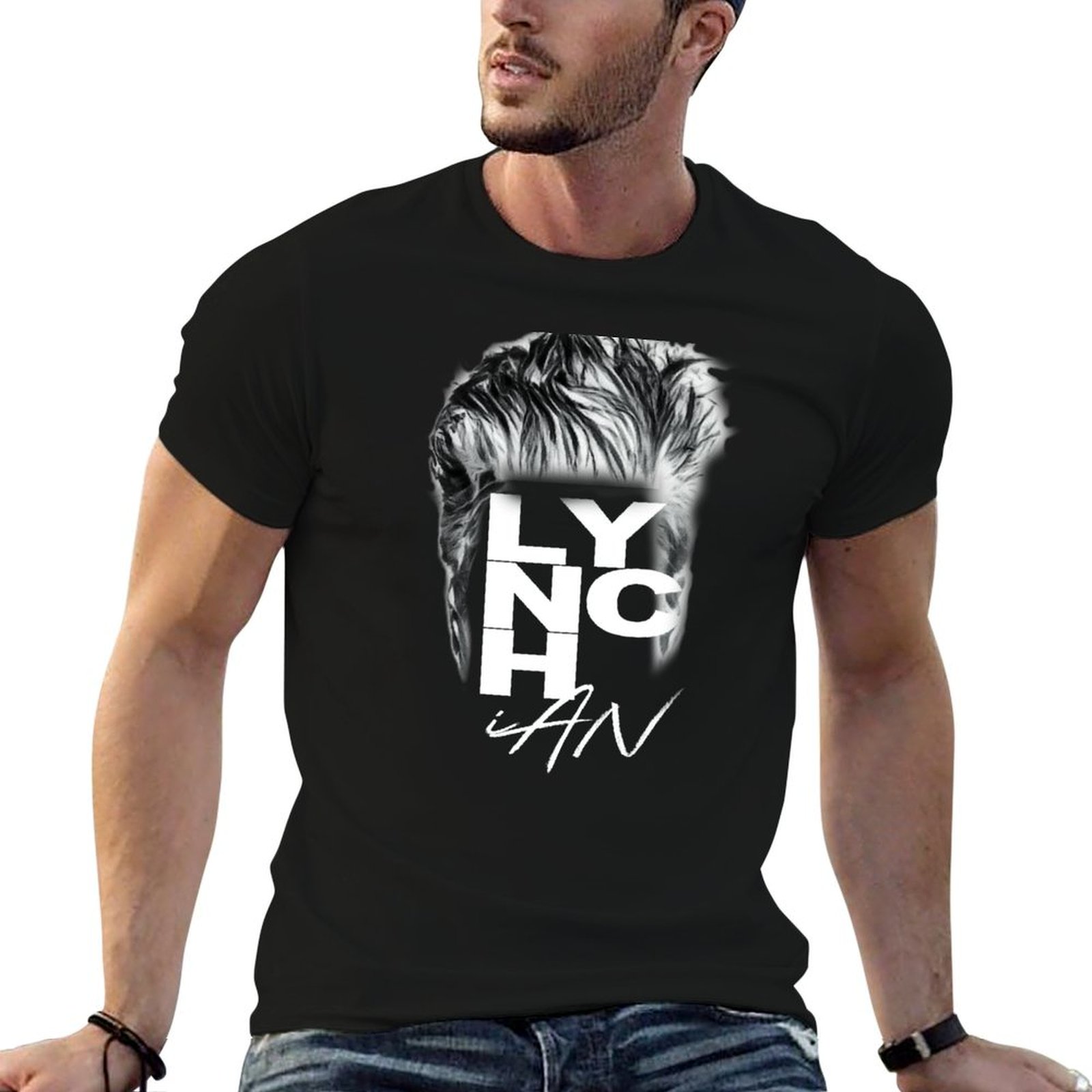 Lynch Haircut – schwarzes T-Sh – Men'S Fashion Haircuts Bewertung und Preis
