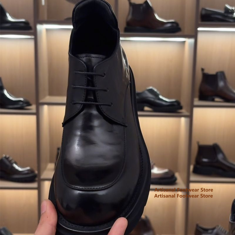 Schwarze Lederstiefel mit dick – Chelsea Boots Men Bewertung und Preis