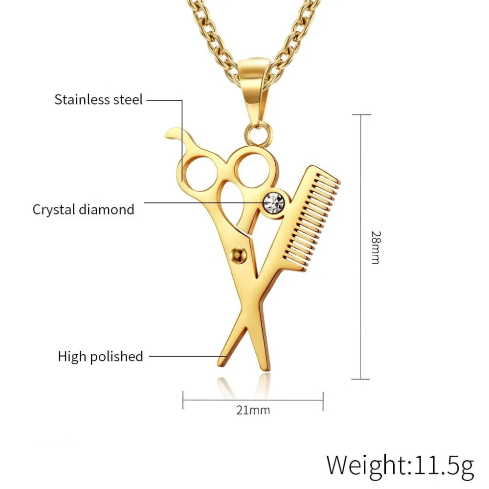 Friseur-Scheren-Kamm-Anhänger  – Men'S Fashion Haircuts Bewertung und Preis