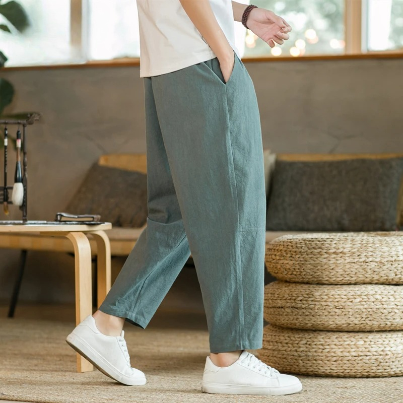 Herrenhosen Baumwolle Leinen M – Men'S Fashion Linen Pants Bewertung und Preis