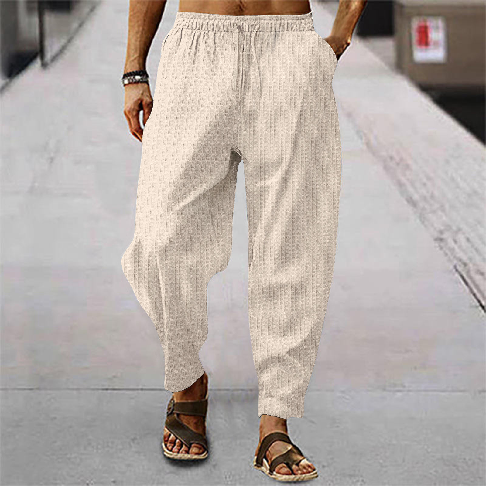 2026 Neue Mode Herren Leinen W – Men'S Fashion Linen Pants Bewertung und Preis
