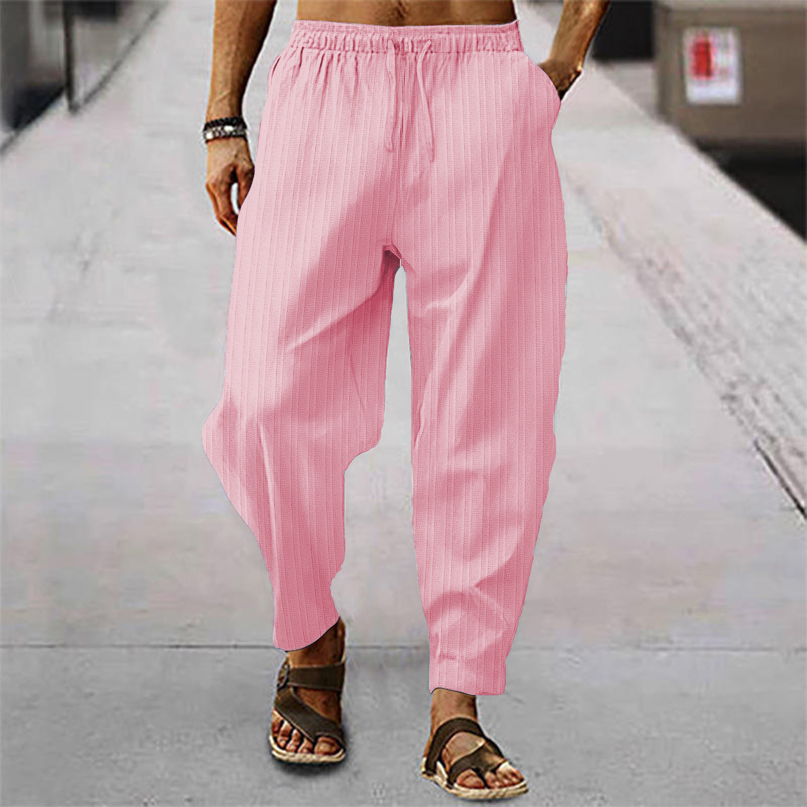 2026 Neue Mode Herren Leinen W – Men'S Fashion Linen Pants Bewertung und Preis