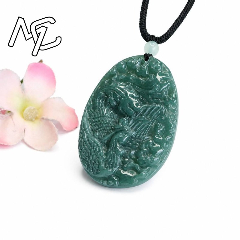 Echter Natürlicher Smaragd-Jad – Men'S Fashion Necklaces Bewertung und Preis