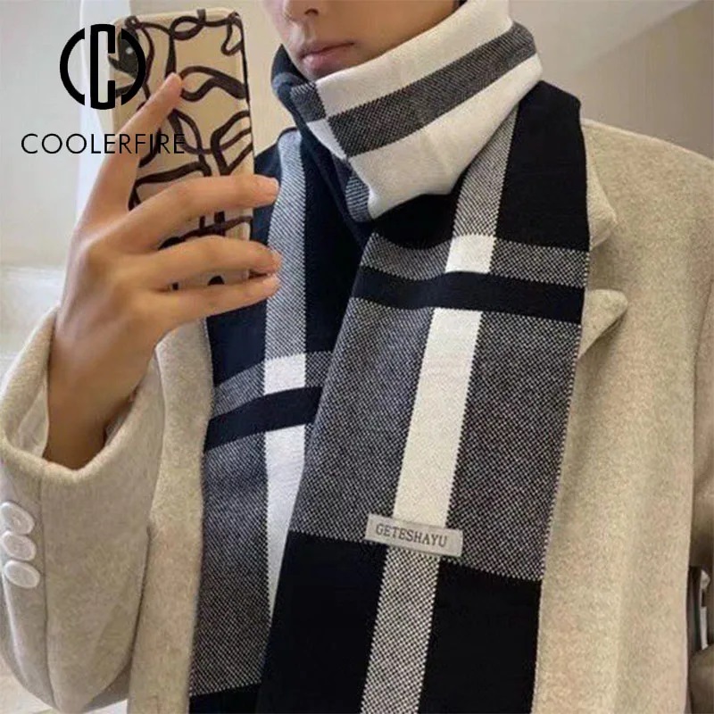 Neue Winter Männer Schal Warm  – Men Scarf Wool Bewertung und Preis