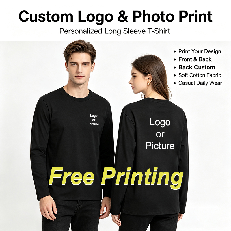 Maßgeschneiderte Baumwoll-Lang – Men'S Fashion T Shirts Bewertung und Preis