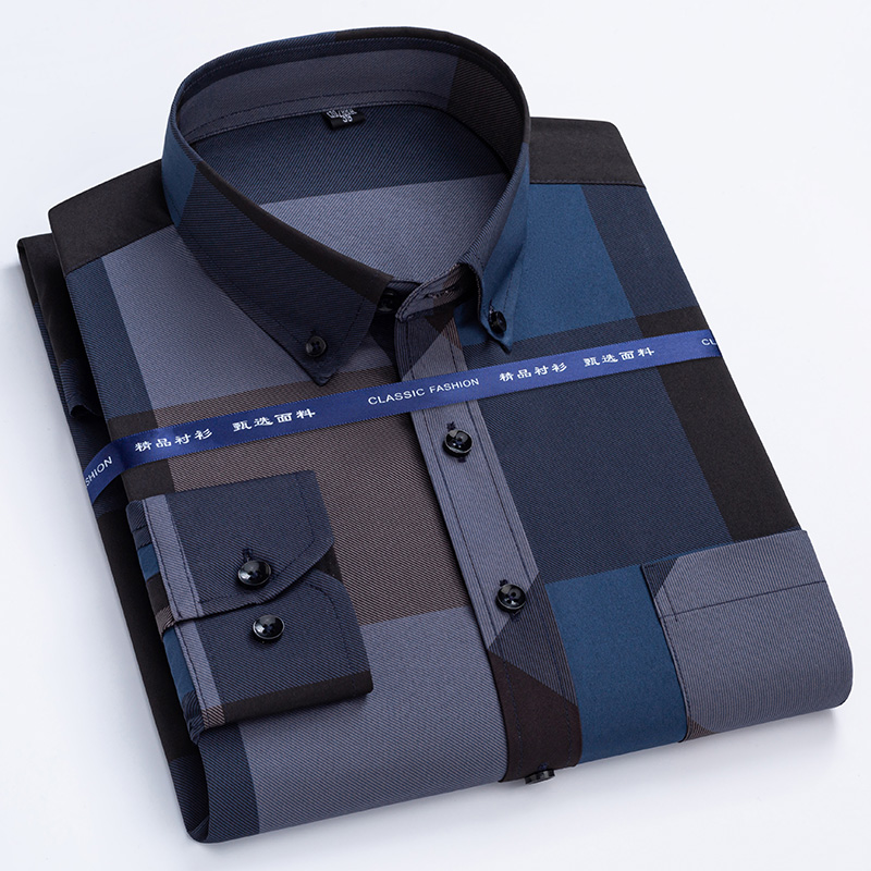 Männer Hemden Frühling Herbst  – Dress Shirt Non-Iron Bewertung und Preis