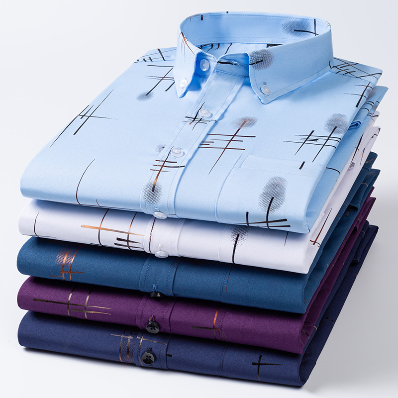 Männer Hemden Frühling Herbst  – Dress Shirt Non-Iron Bewertung und Preis