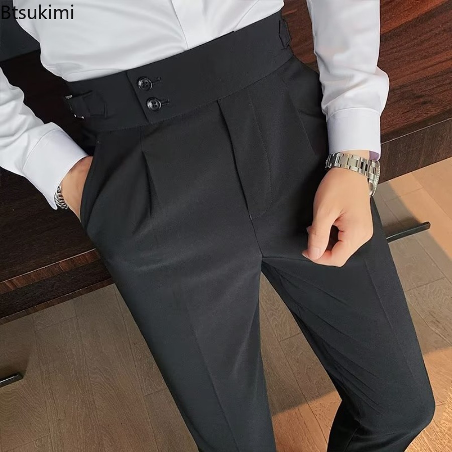 Neue 2026 männer Einfarbig Anz – Men'S Fashion Linen Pants Bewertung und Preis